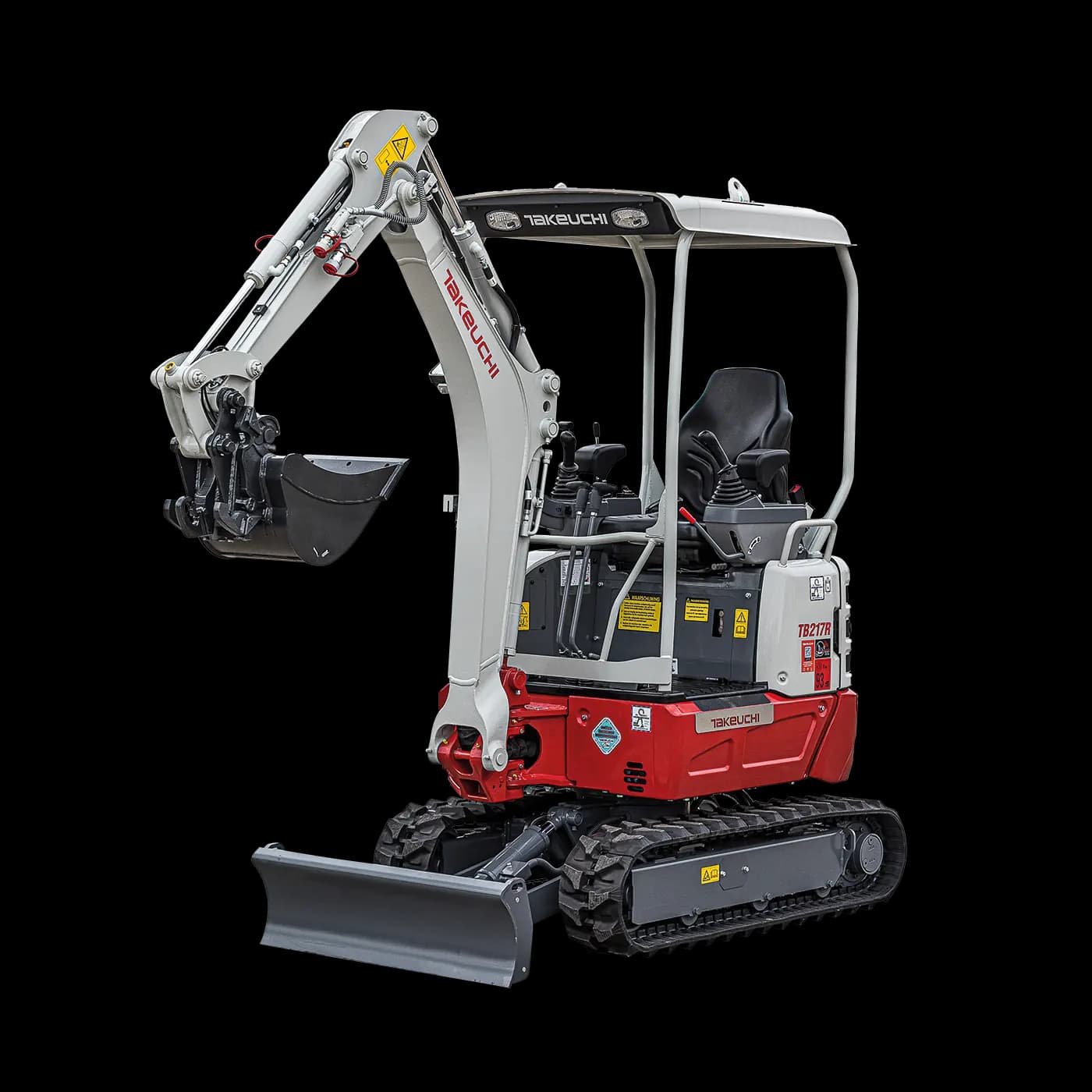 Takeuchi TB 217 R huren bij NML Verhuur